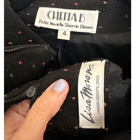 Vintage Chetta B Blazer Zipper Jacket Lined 4 - Picture 6 of 9